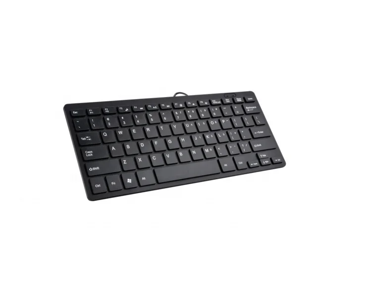 

Mini Slim Wired USB Keyboard Chocolate Teclado for Laptop K8000 White black 78 keys