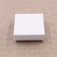

Low MOQ Custom Logo White Paper Jewelry Packaging Box For Bracelet And Necklace