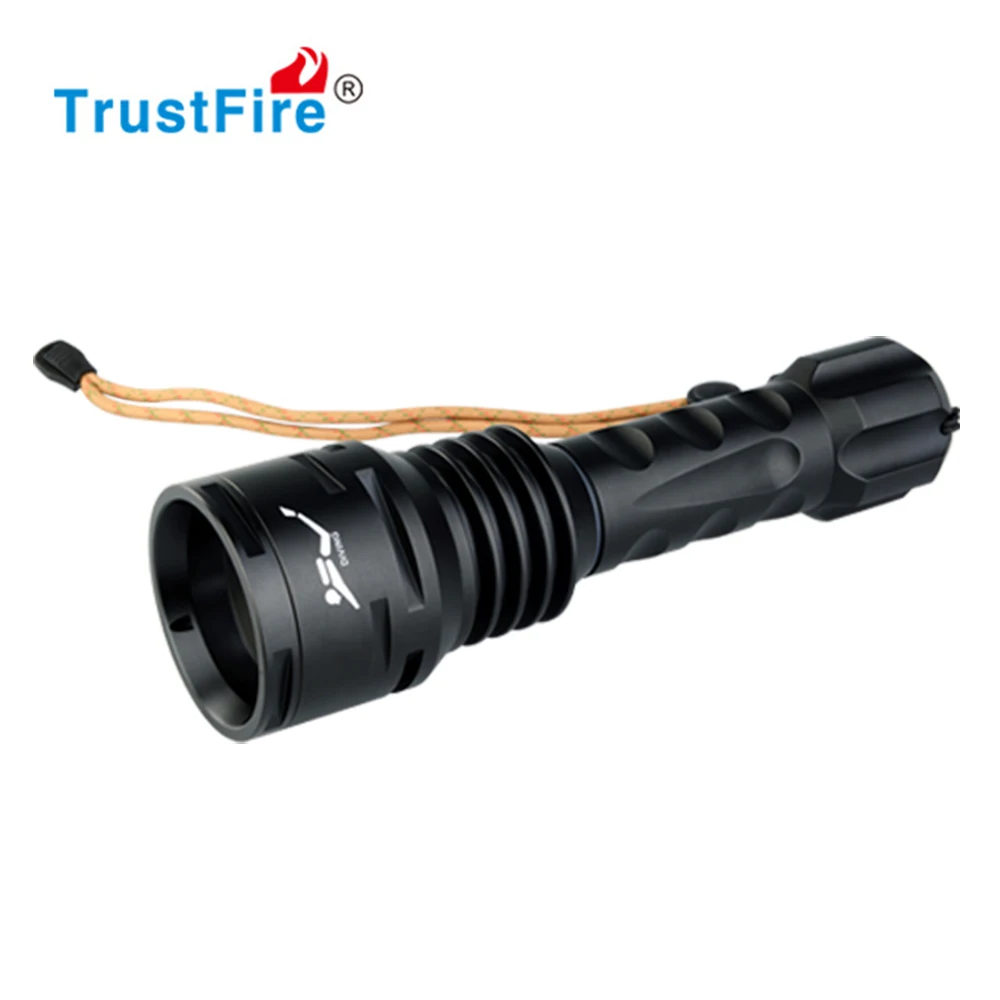 

highly waterproof flashlight led for diving gear TrustFire DF003 3000LM LED light scuba diving gear