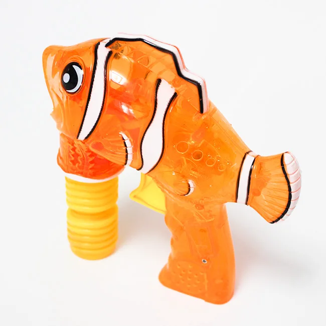 LED Light-Up Bubble Gun- Fish