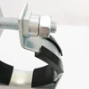 SBC- Hinged Steel Galvanized Conduit Rubber Lining Pipe Fence Clamps