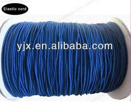 wholesale custom 1mm braid round elastic string bungee cord with high elasticity