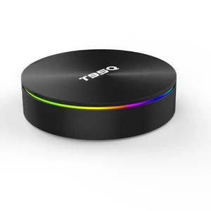 T95Q Android TV Box Quad Core Processor Dual Band Wi Fi