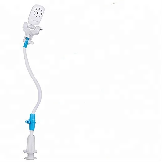 Eco friendly flexible long arms baby monitor camera lazy neck  gooseneck cell mobile phone clip lazy holder for cot with clamp