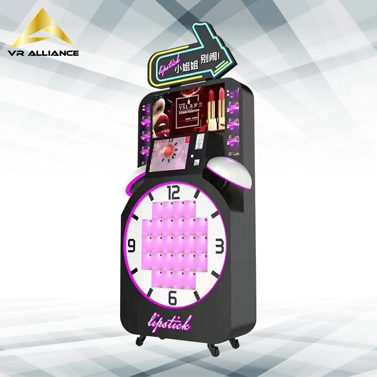 OEM Touch Screen Lipstick Cosmetic Prize Game Gift Vending Machines With Adverting Display