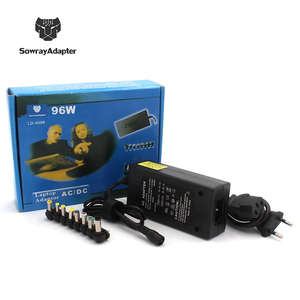 

Top quality universal laptop charger adaptor 96w 100W 12OW 180W 200W, Black