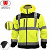 Wholesale double layer high visibility motorcycle safety jacket for winter