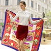 Factory Price OEM Printed Silk Scarf Best Silk Scarf Thick Silk Scarf With Multi Function R299