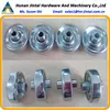 shaft hole Stamping metal Fly wheel Skate Wheel Inertia Wheel Universal Ball Roller 8*48mm for Automatic Stretching Conveyor