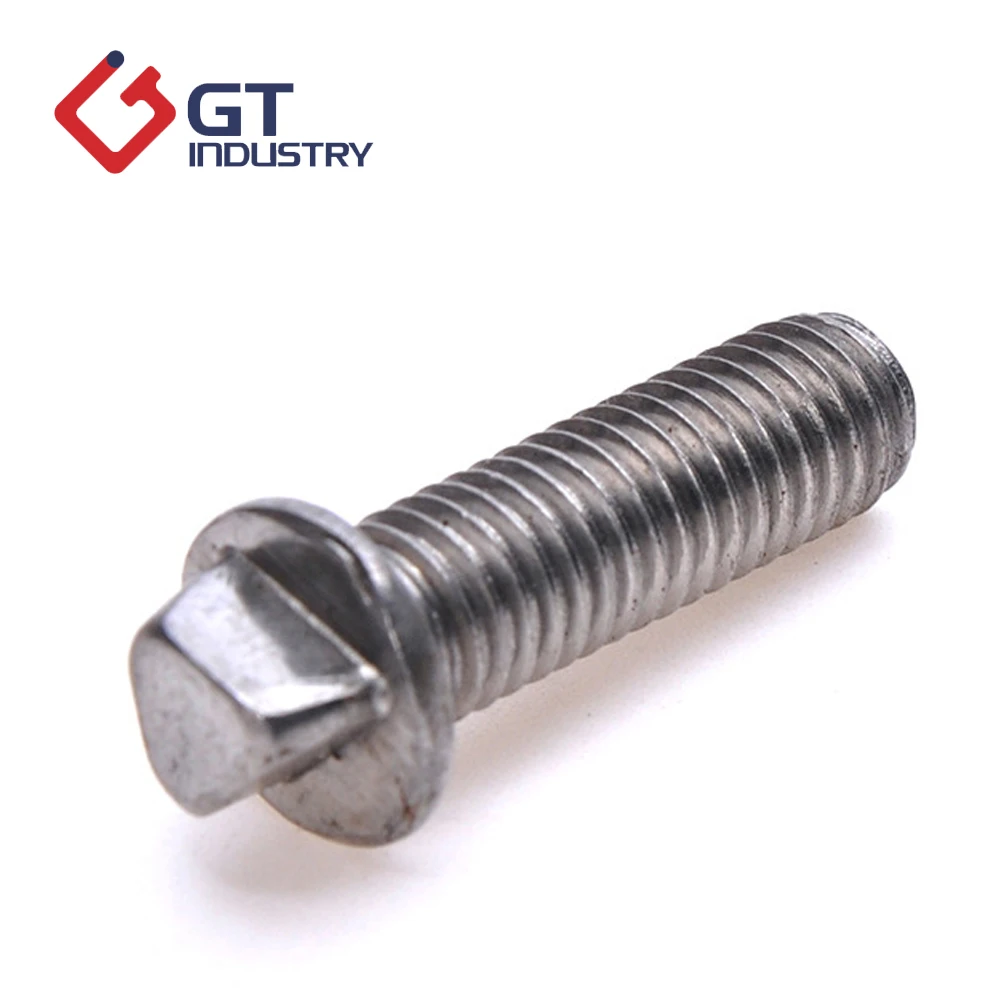 
1/4 stainless steel 304 316 triangle head bolt 