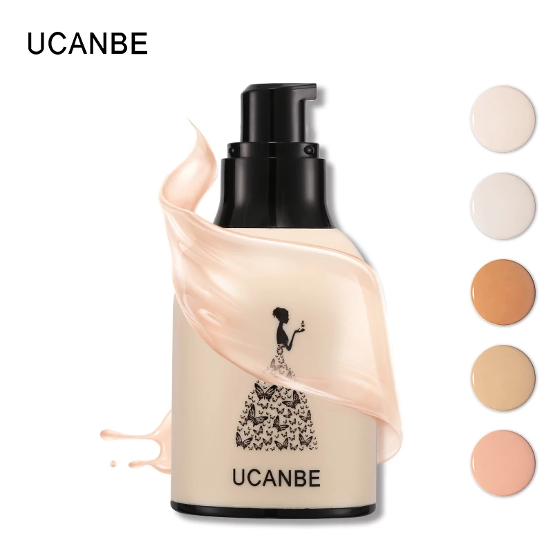 

UCANBE Milk Bottle Makeup Face Base Liquid Foundation Full Coverage Concealer Whitening Primer