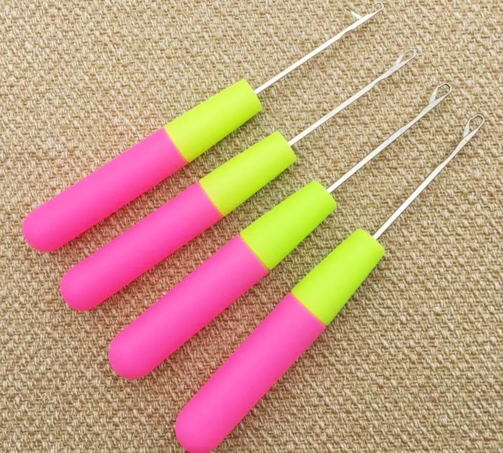 

dreadlock crochet needle set candy crochet hook heads plastic crochet hook with handle crochet latch hook hair crochet hooks