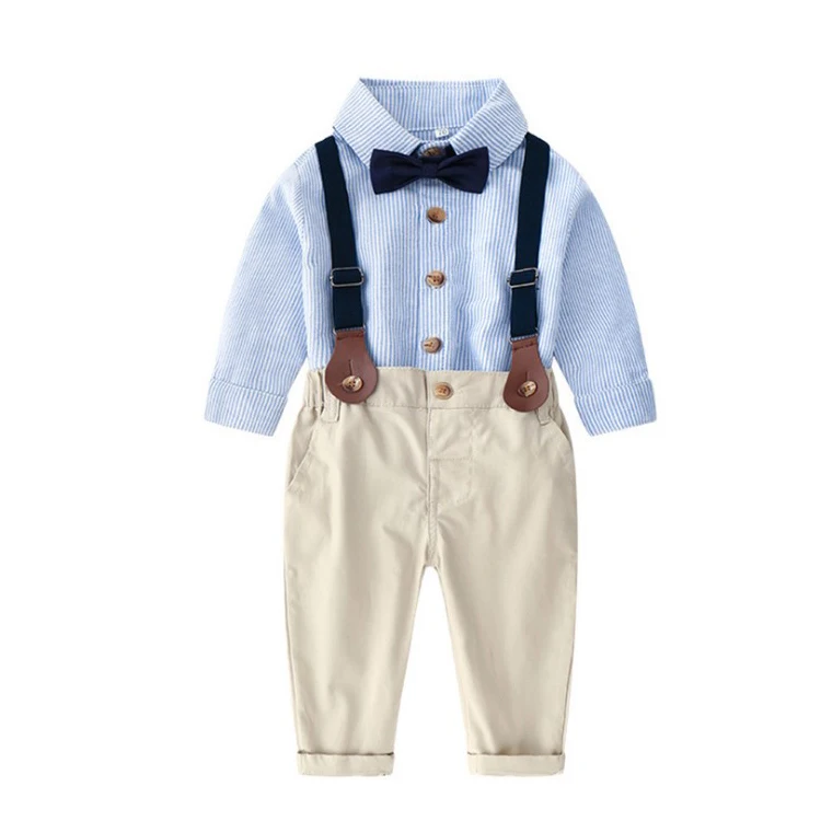 

New Style Clothes Kids 100% Cotton Boys Overalls Suspender Suits T-shirt+ Bib Pants Overalls Outfit, Green;blue;pink