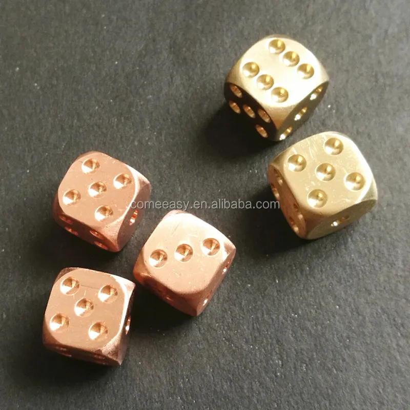 Details about   5 x New Bar Supplies Massive Creative Party Mahjong Nuts Poker Brass Dice 