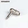 Guitar Patch Cables Right Angle Nickel 1/4 Instrument Cable Pancake Right Angle Plug Mono for Effect Pedals