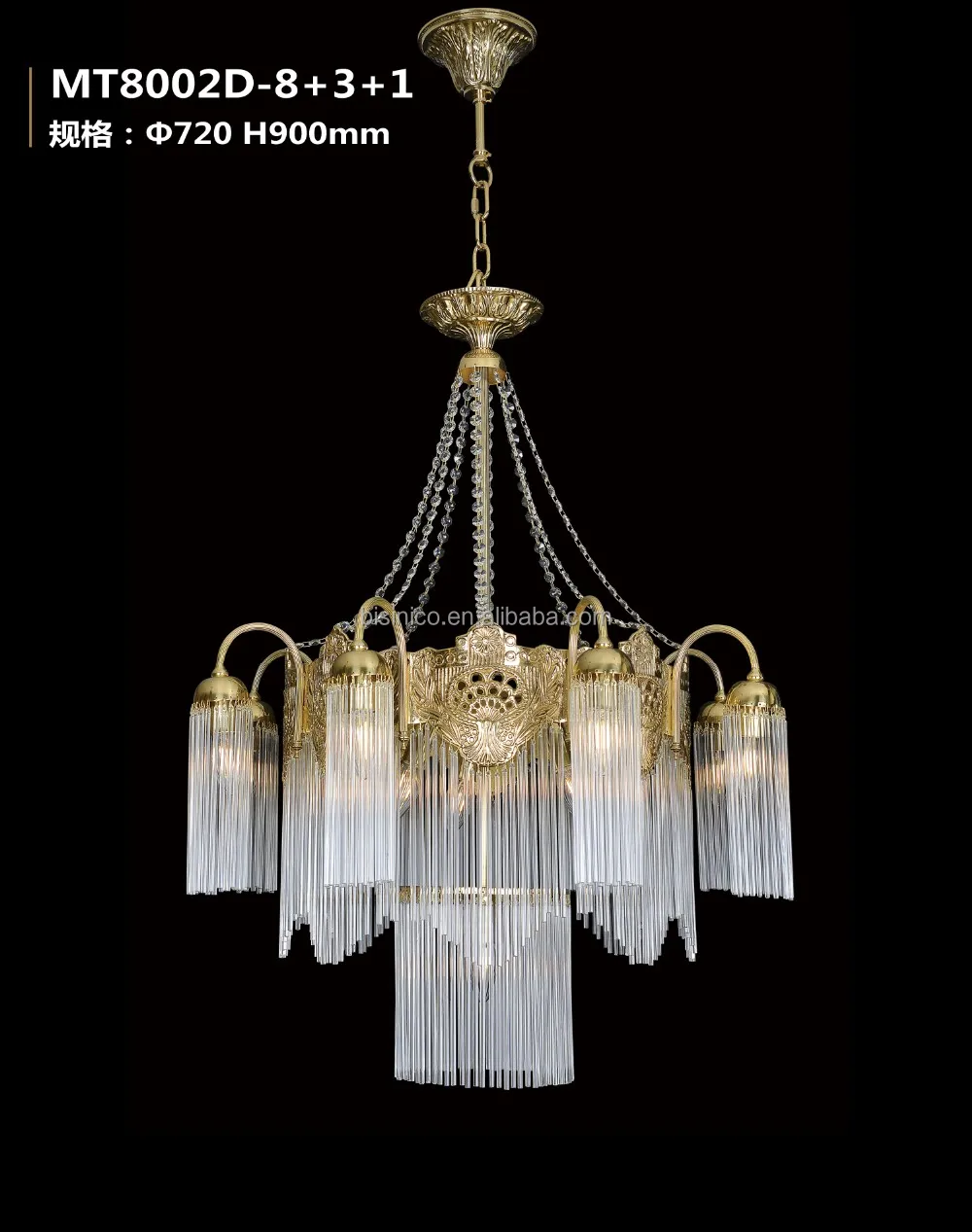 Stile rococò di cristallo lampadario in bronzo/home decor retro in ...