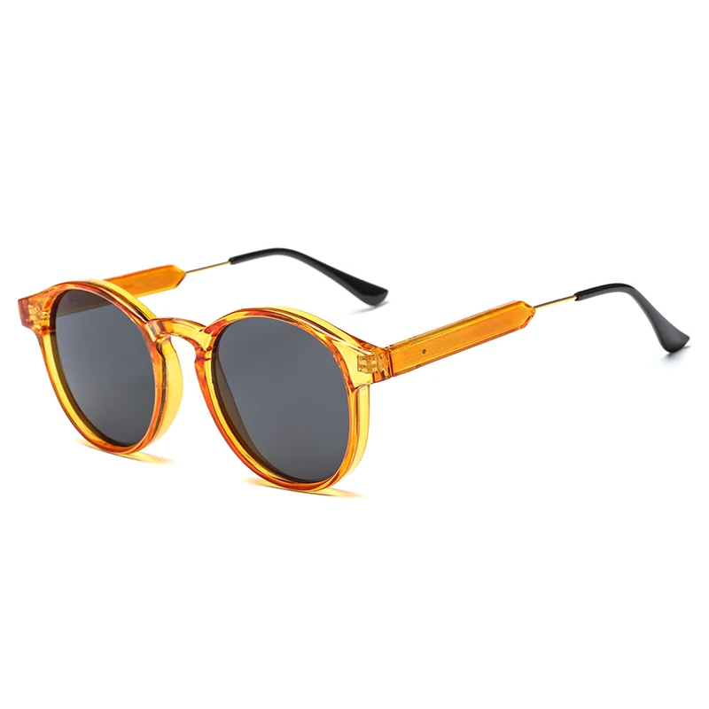 

10646 Superhot Eyewear Retro Vintage Men Women Cheap Round Sunglasses