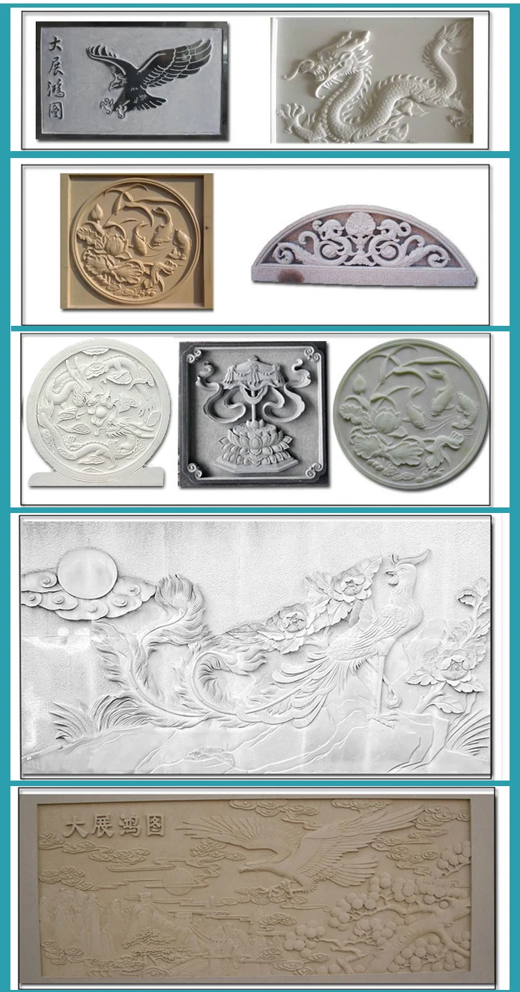 Songli 1325 3.2kw four-axis woodworking stone carving machine Cheap CNC machinery