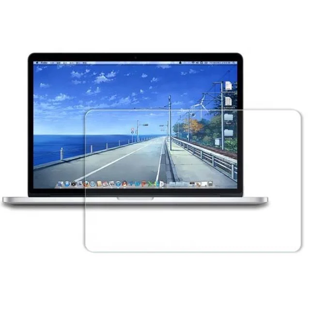 

A1278 13.3inch 9H 0.26mm thickness notebook antishock oem cheapTempered Glass Screen Protector for Macbook Pro