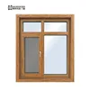 Cheap price aluminum exterior awning perspex glass window with lattice design