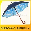 Creative Double Layer Blue Sky White Cloud Umbrella