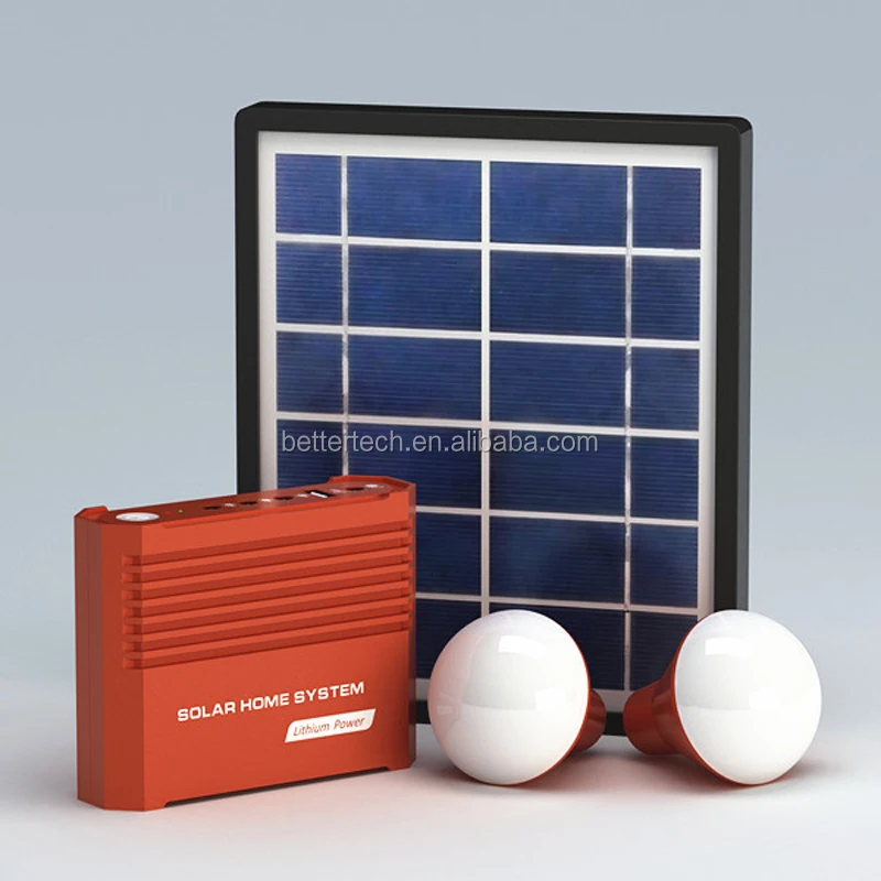 Mini Portable 4W Solar Panel Home Lighting Kit Solar Energy System