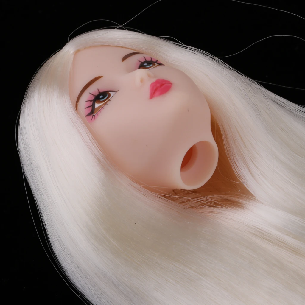 1/6 weibliche Action Figuren BJD Head Sculpt Coffee Hair für DOD SD DD 