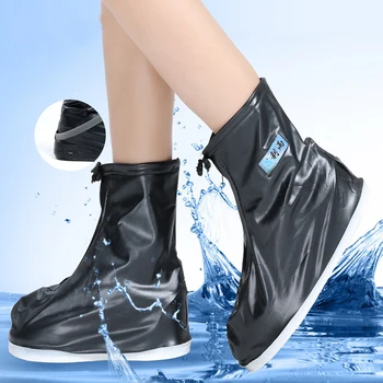 plain black rain boots