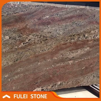 Exotic Brazilian Stone 2cm Crema Bordeaux Granite Slab Buy Crema