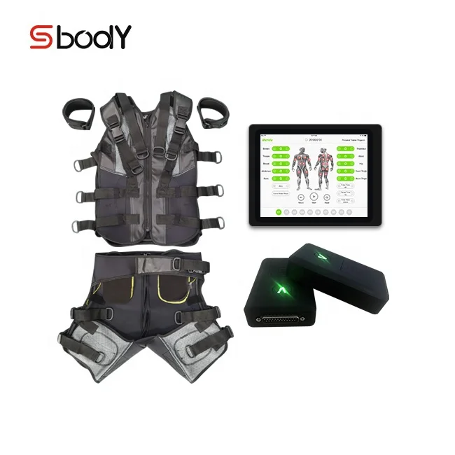 Wireless Fitness Electro Stimulation Suit / Ems Body Training Dry ...