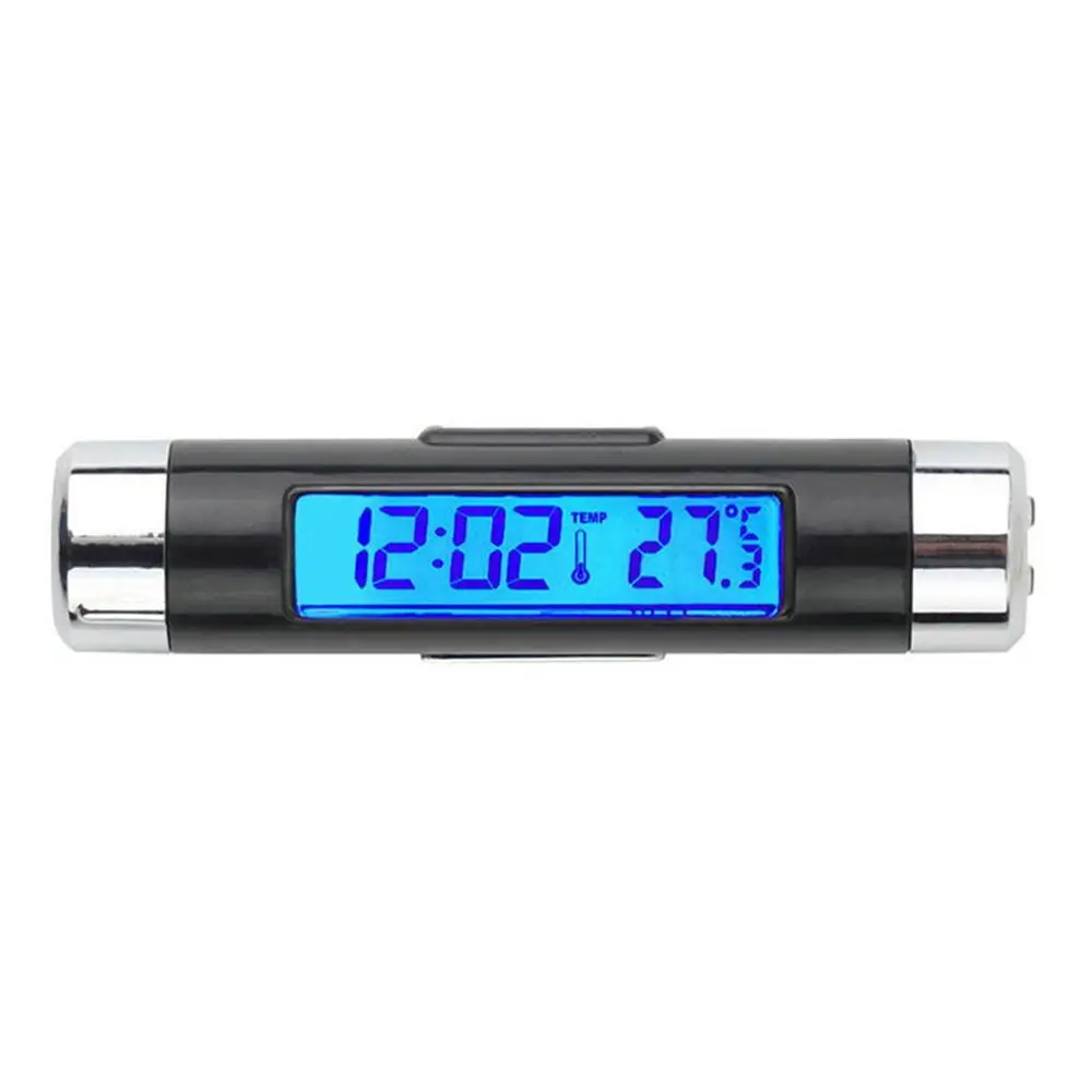 

High Quality Clip-on LCD Truck Car Thermometer Temperature Digital Clock Backlight Automotive