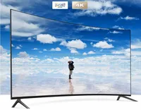 

65 inch Super Slim 4K UHD Curved Smart TV with CPU A9/1G RAM and 8GB built in memory support H-264 Video Playing