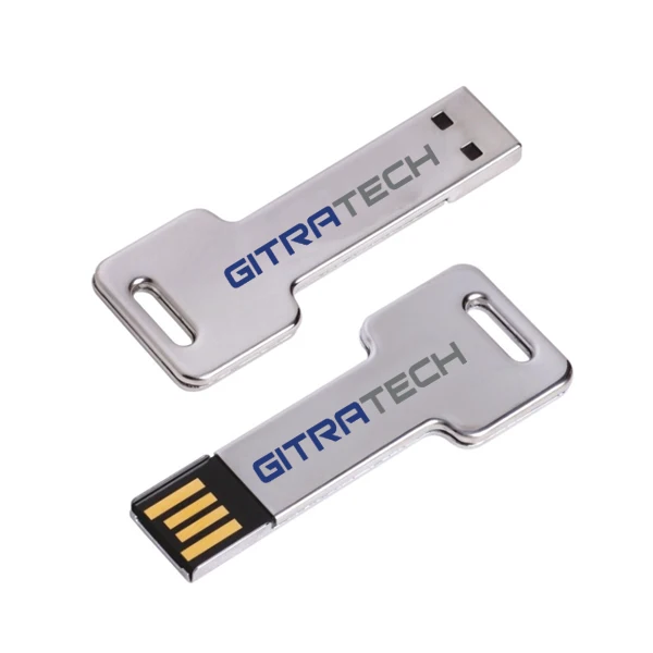 

Real Capacity Cheap Metal Key Shape Usb Stick 1GB-64GB Logo
