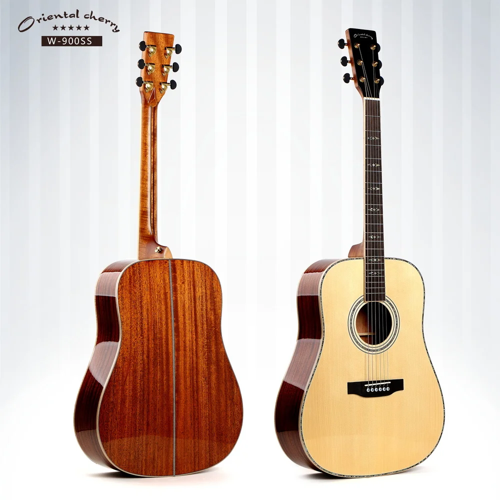 Oem 41 Inch Spruce Rosewood All Solid Wood Acoustic Guitar Buy All