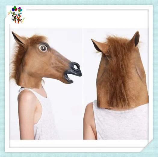 Horse Full Head Mask Creepy Fancy Dress Up Halloween Costume Party Cosplay Latex_.jpg