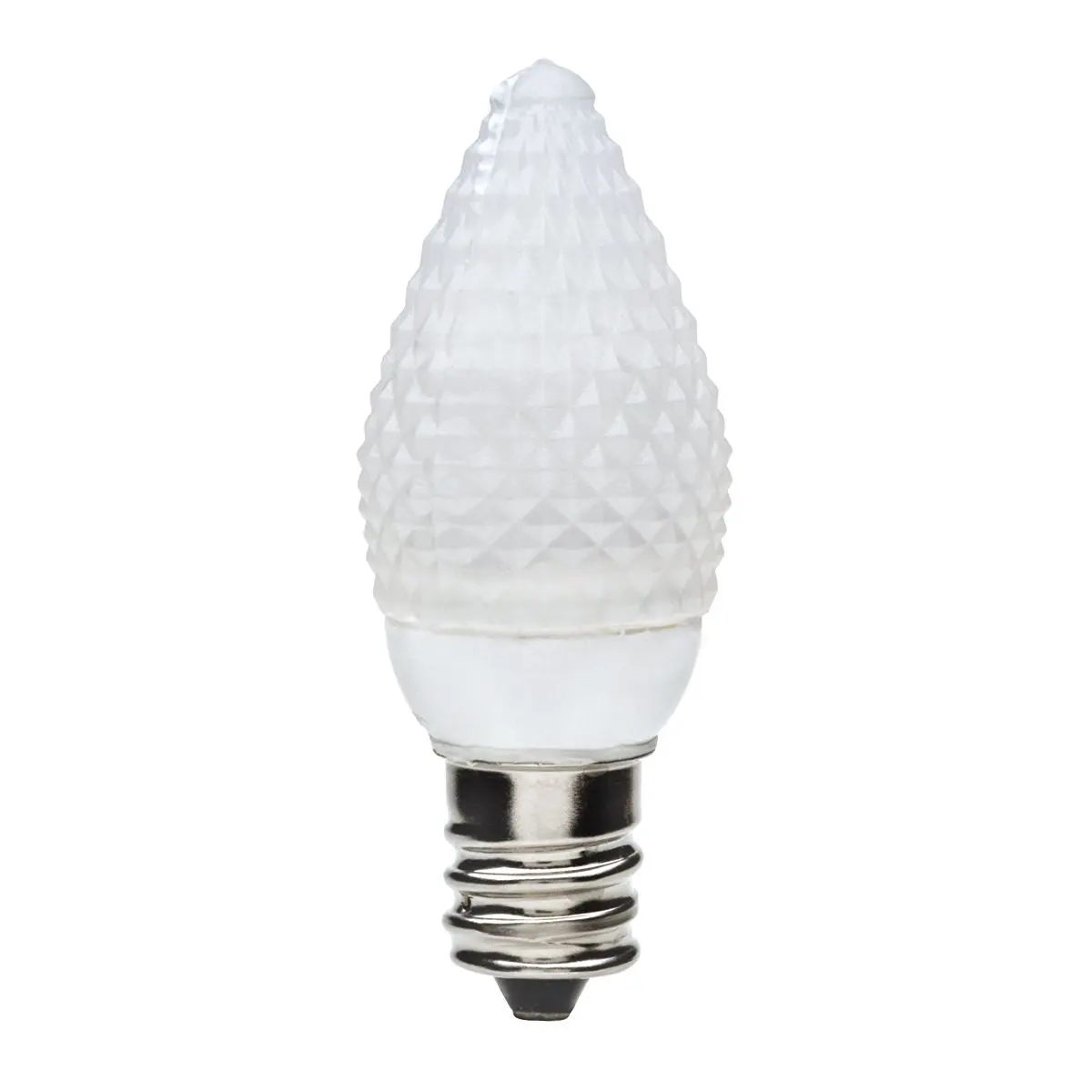 Globe Electric 97800401 1-watt LED for Life C7 LED Light Bulb, E12 Base, Soft White, 2-Pack