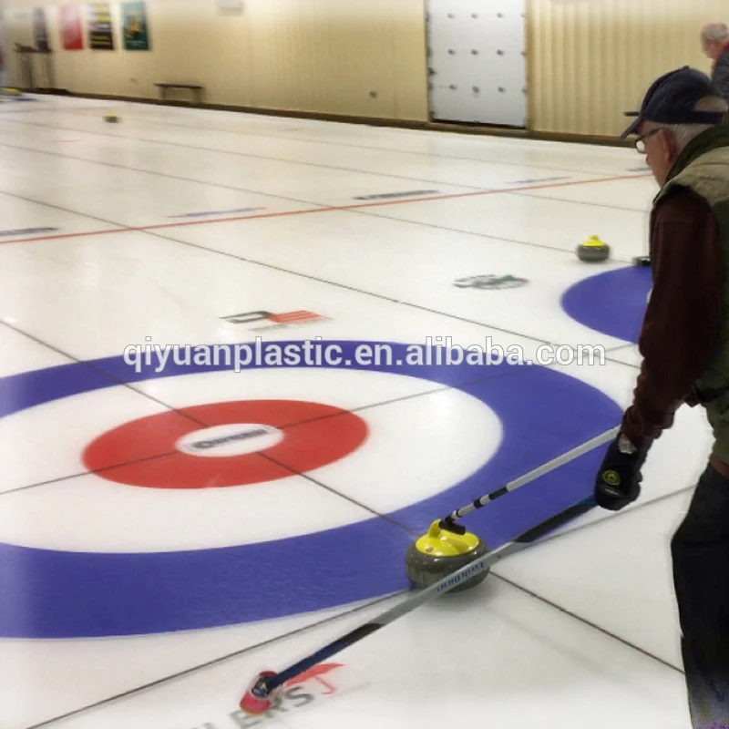 Customized Products Uhmwpe Synthetic Curling Track Game Board Rink