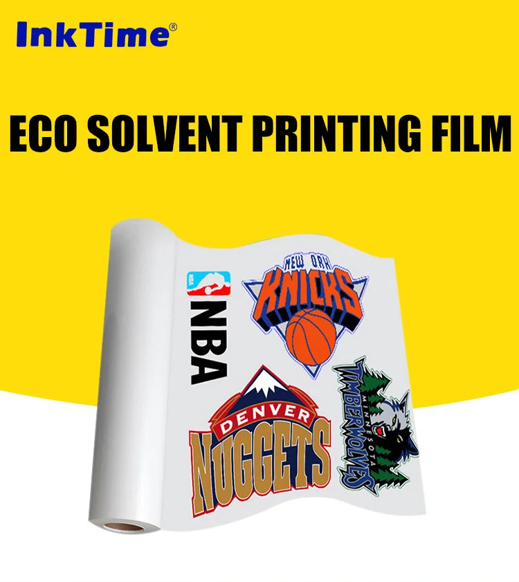New Products Eco Solvent Printing White Vinyl Transfer Film Pvc Flex