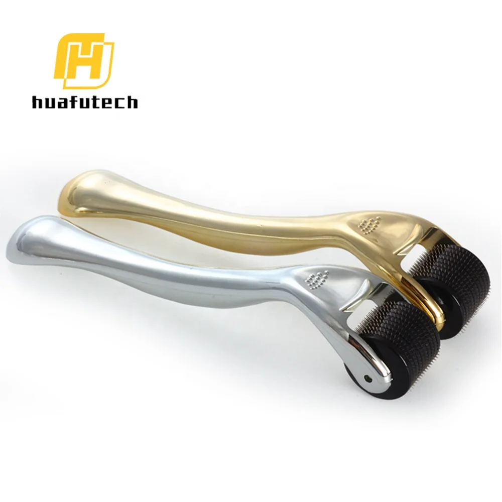 

Huafu Trade Assurance derma roller metallic 540microneedle roller, Customized;any metallic color is available