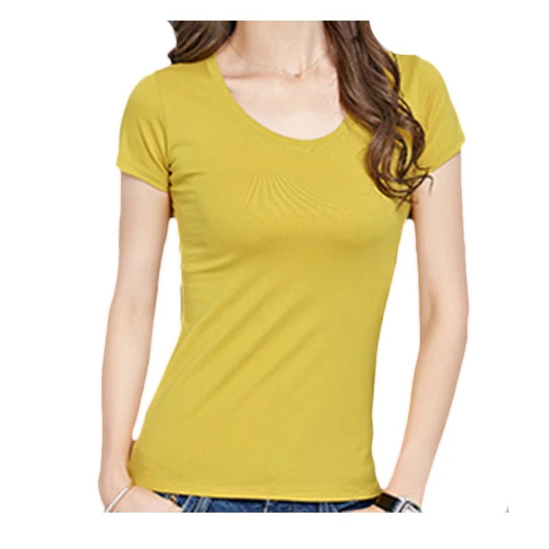 
Wholesale Buy Order Custom Make All Cheap Sport-wear Printed Online Personalized Soft Women T-Shirt 