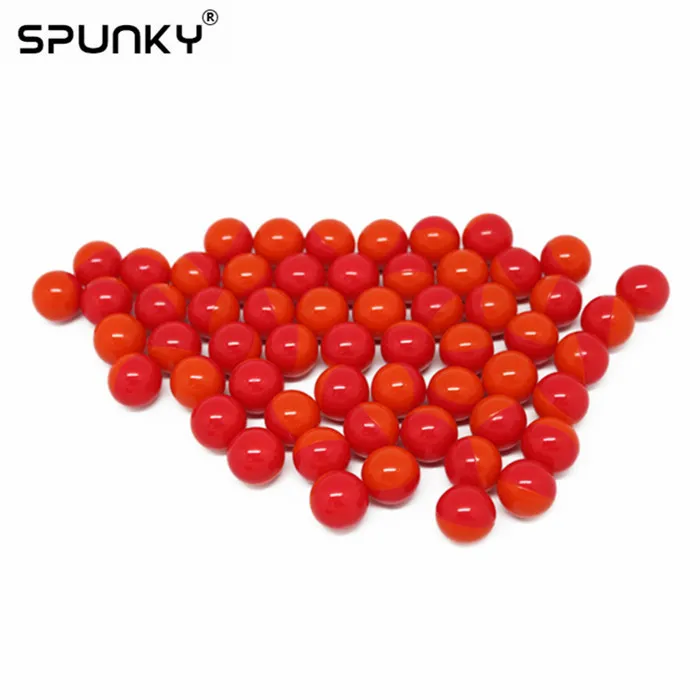 Biodegradable 0.68 Caliber Paintballs Peg Paintball With Double Color