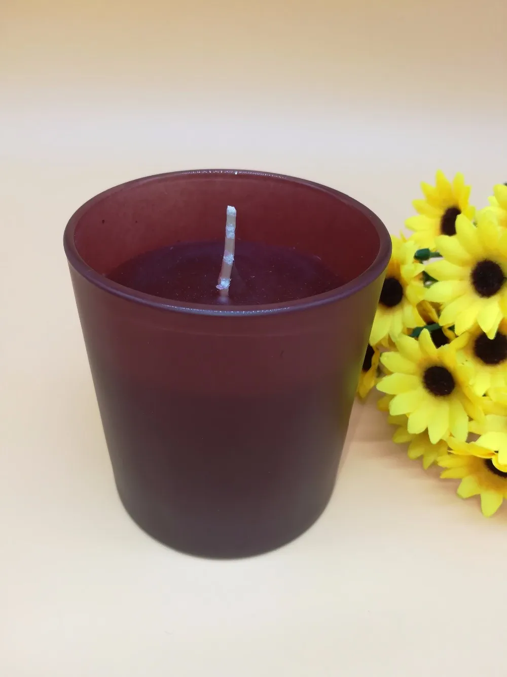 Natural Soy Wax White Cotton Wick Scented Candle 100 Hours With