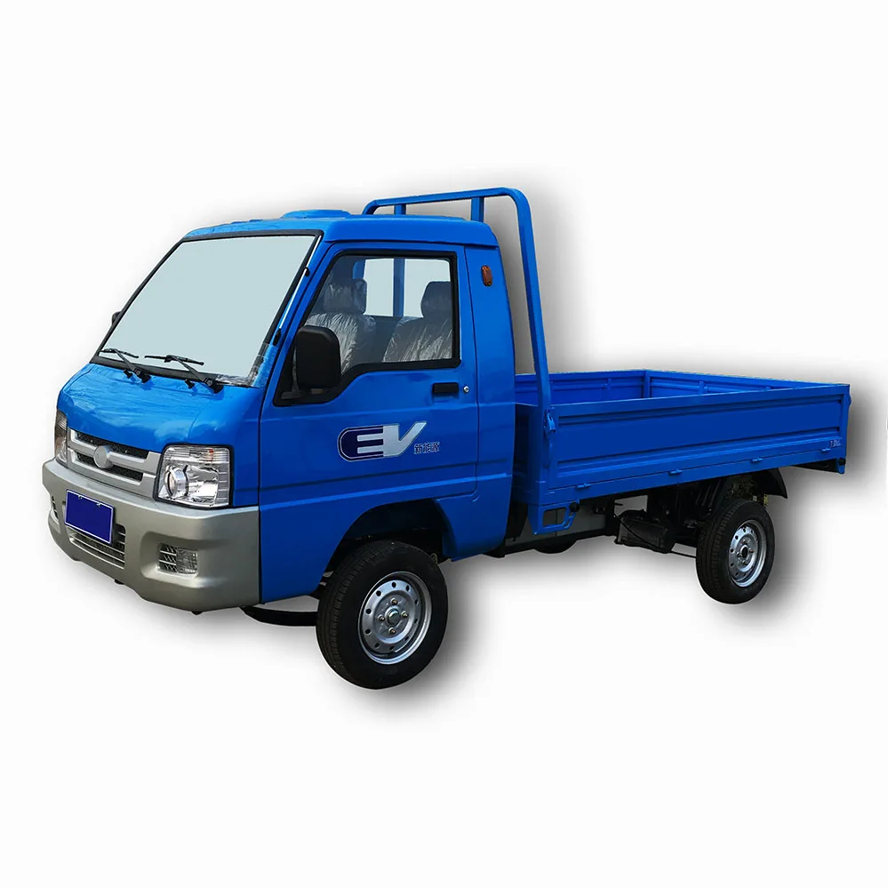 lead acid/lithium farming heavy loading mini 2 seats electric pickup truck for sale 72 V 4 KW Electric Pick Up Mini Trucks