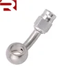 AN3 Stainless Steel Teflon Hydraulic Hose Banjo Fitting 45 degree