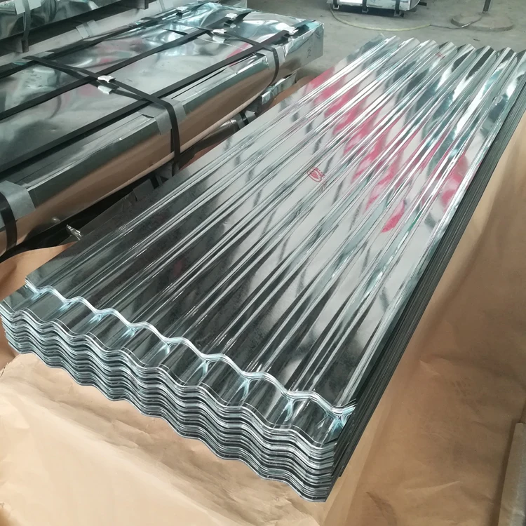 
ISO clear zinc corrugated roofing sheets , 30 gauge galvanized steel sheet 