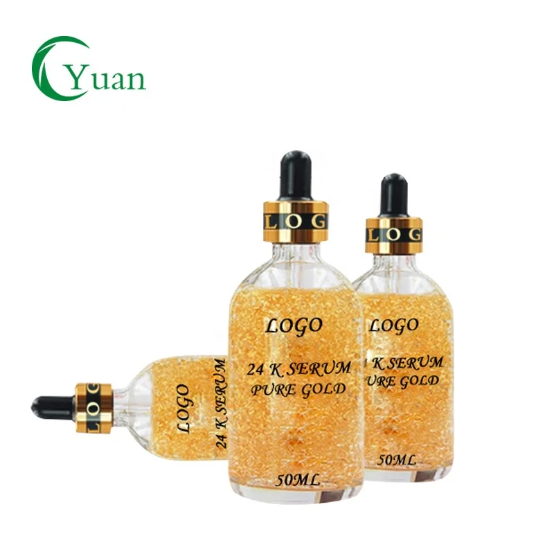 

Private label puer collagen anti-aging with 24K gold whitening serum