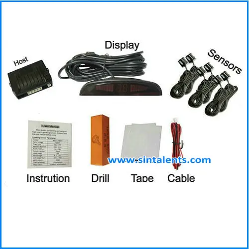 DC 12V Voltage and Parking Sensor Type led parking sensor system car reverse backup radar