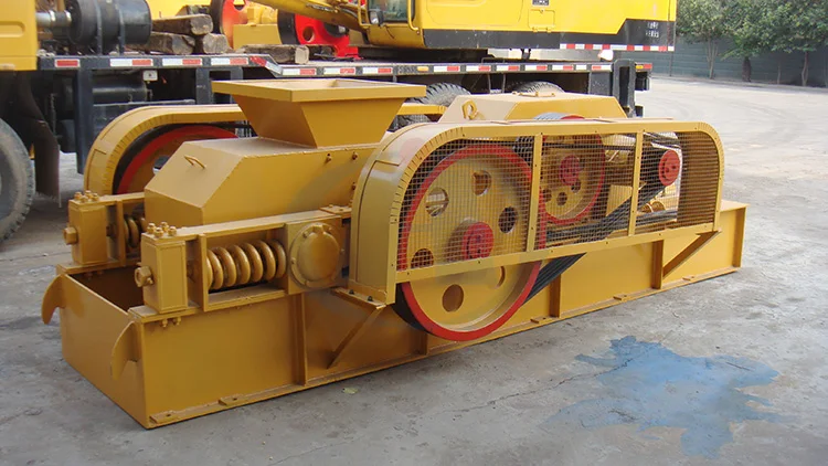 Small Double Roller Stone Crusher Machine