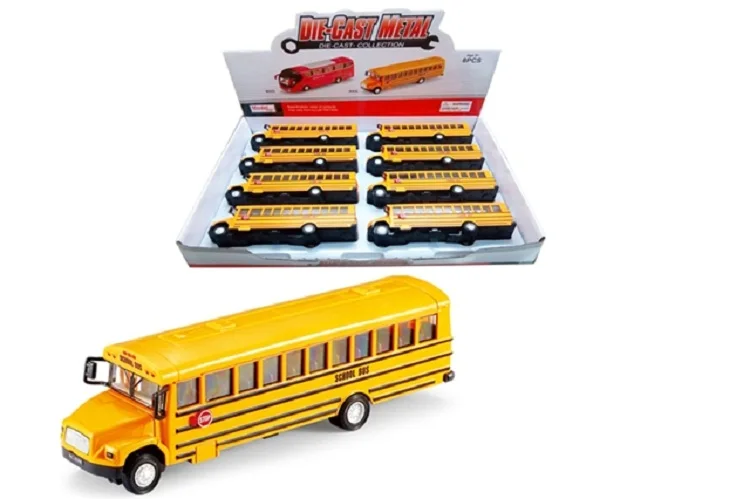 diecast school bus with lights