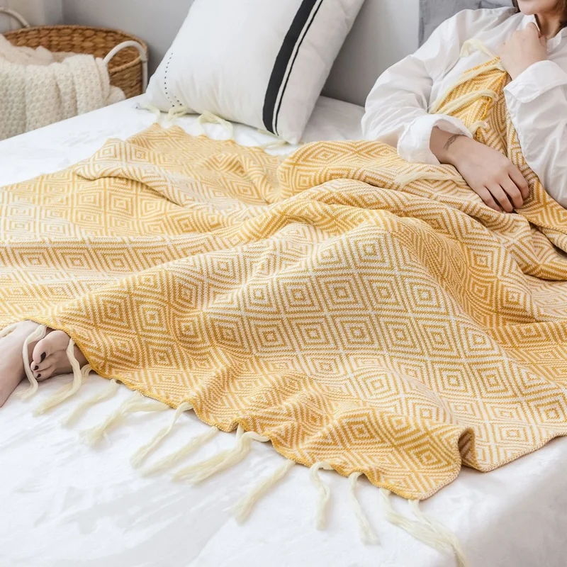 Venta al por mayor mantas de hilo para sofas-Compre online los mejores